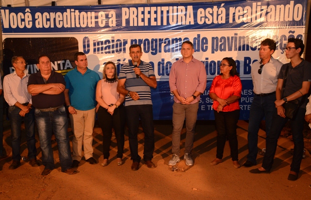 Prefeitura lança programa de pavimentação em Barreiras