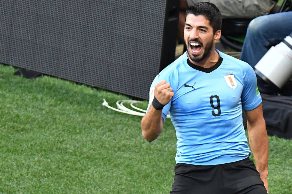 Suárez garante a vitória do Uruguai contra a Arábia