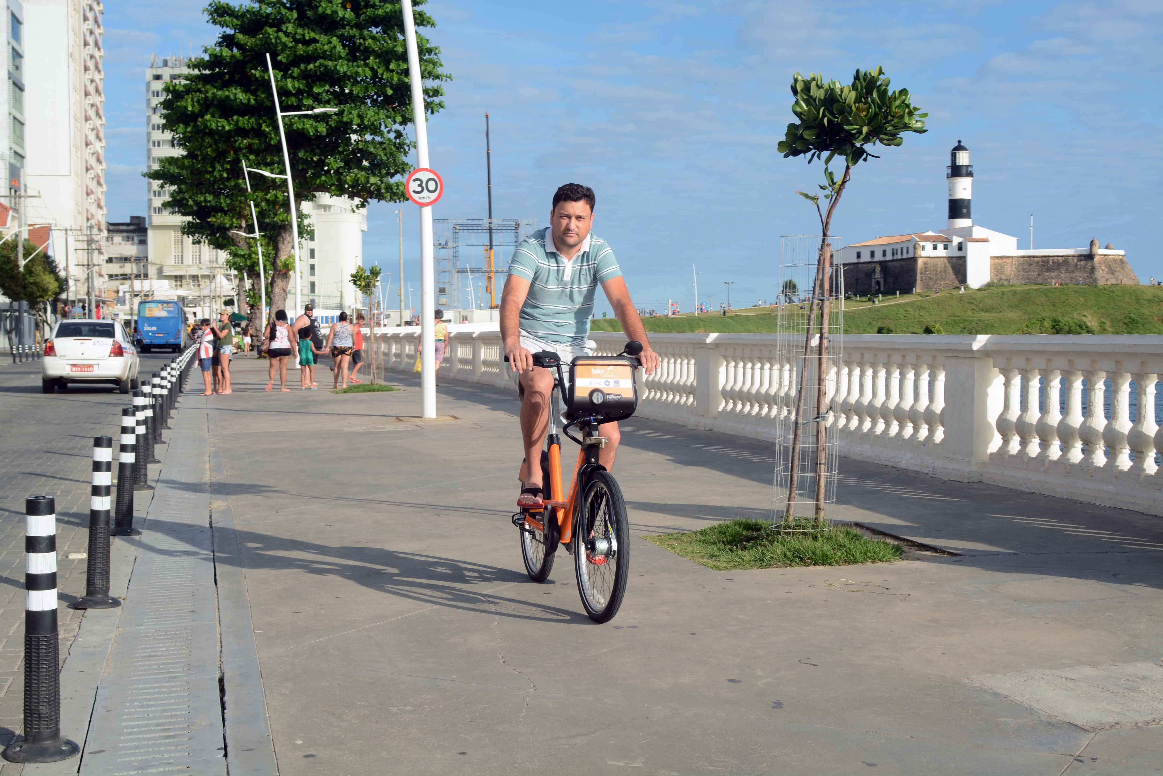 Salvador possui mais de 200 km de vias exclusivas para ciclistas