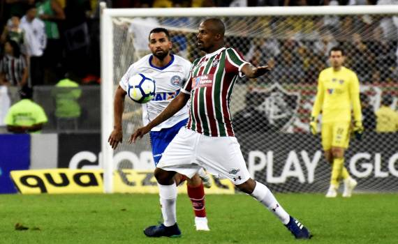 Bahia reage e empata contra o Fluminense