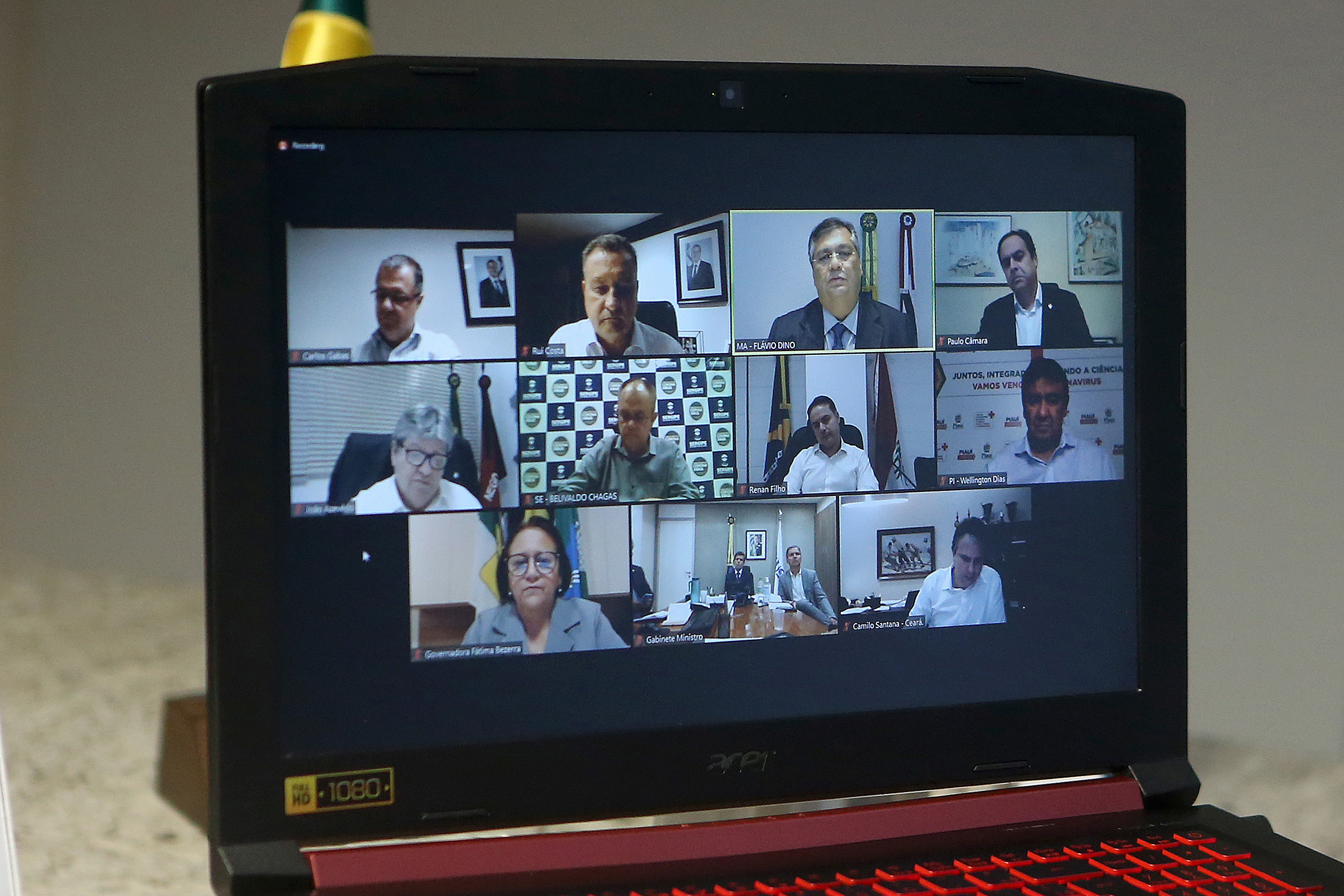 Rui Costa participa de videoconferência com governadores do Nordeste