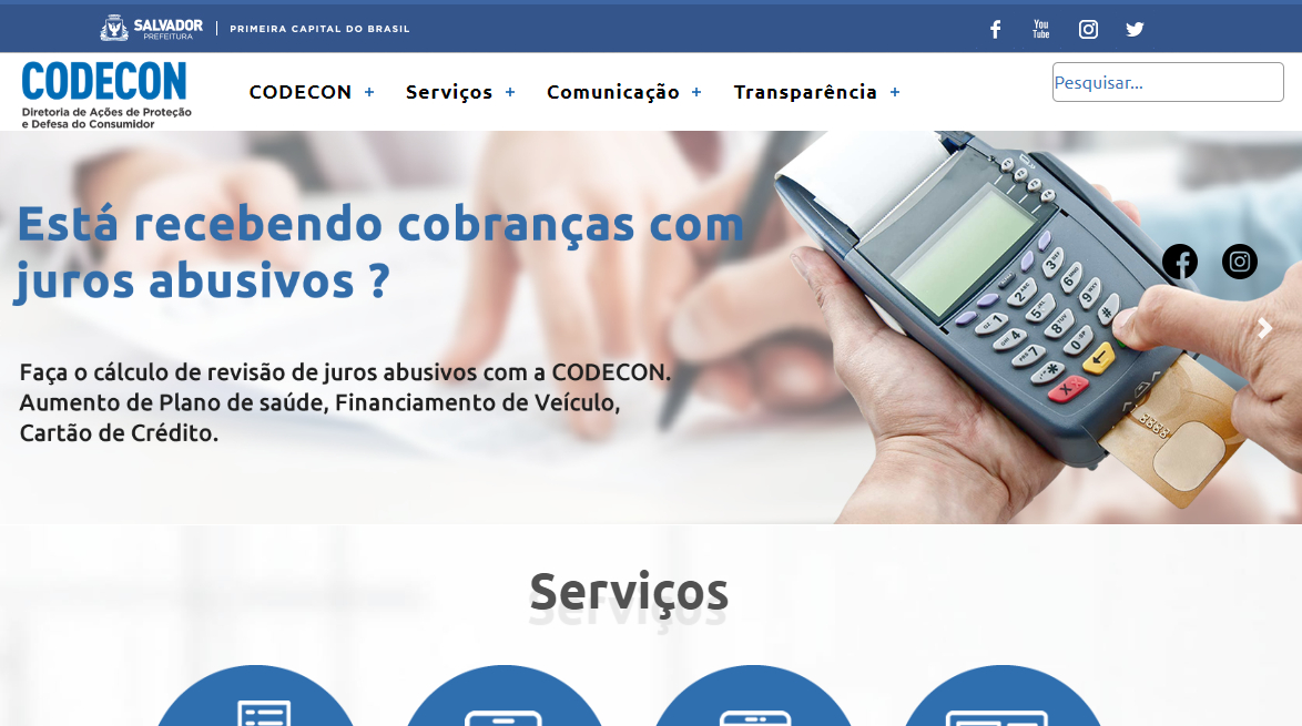Codecon calcula dívidas de consumidores através da internet