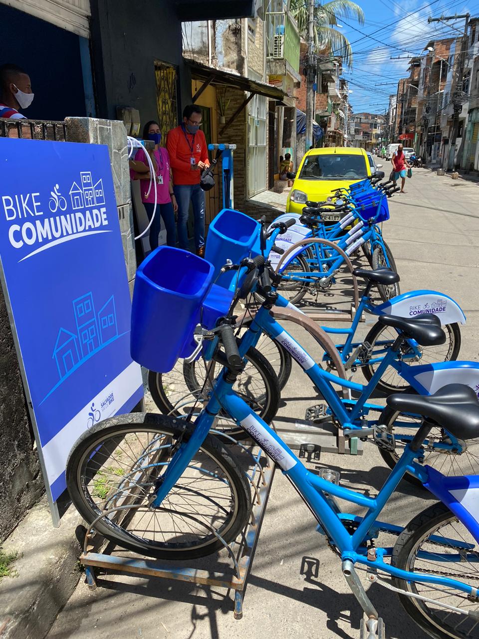 Projeto piloto do Bike Comunidade é inaugurado em Itapagipe