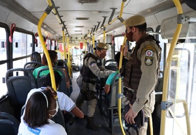 PM intensifica fiscalização para combater assalto em ônibus