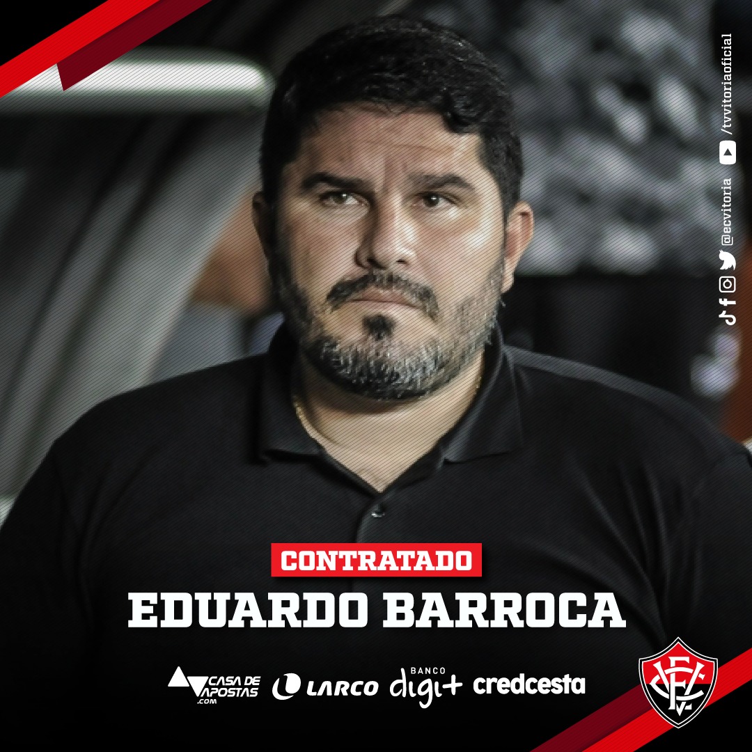 Eduardo Barroca é o novo técnico do Vitória