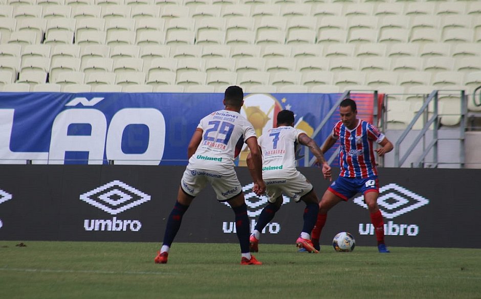 Bahia perde para o Fortaleza e se complica na Copa do Nordeste