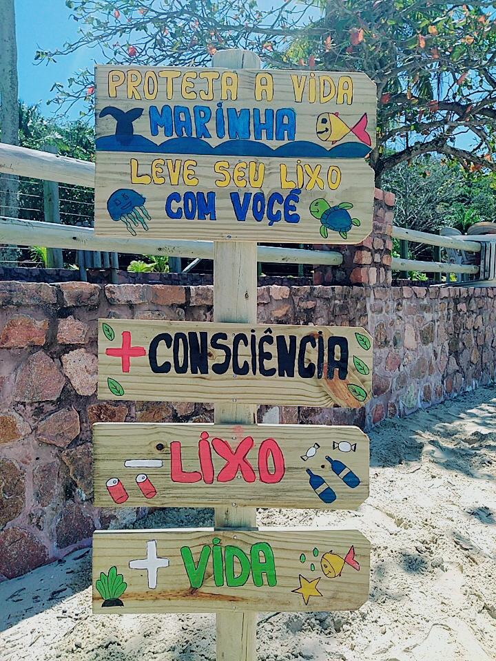 Prefeitura instala placas educativas sobre preservação ambiental nas ilhas