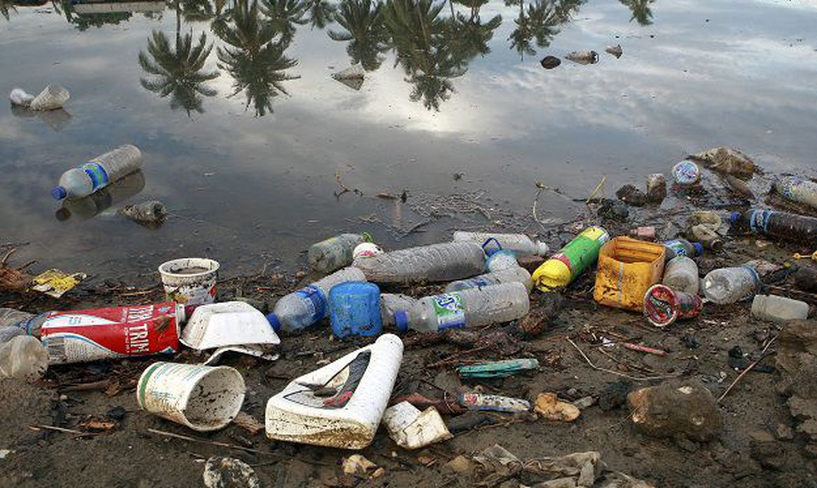 Plástico é quase 50% dos itens encontrados no mar do Brasil
