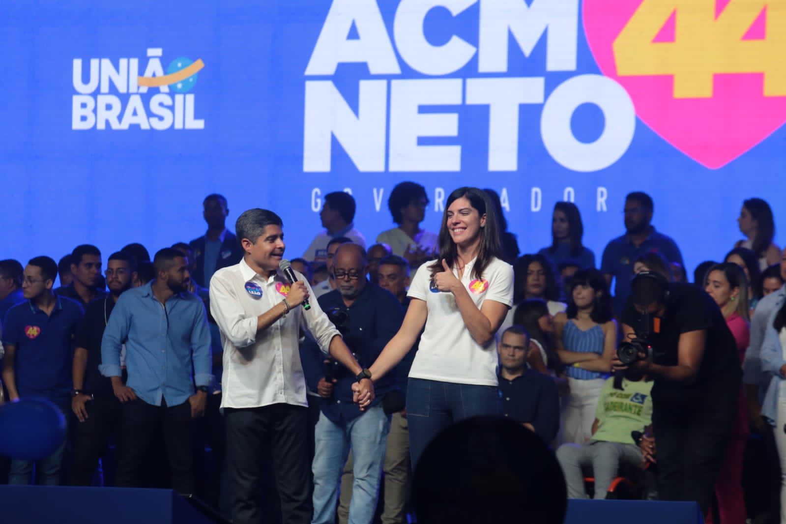 União Brasil oficializa ACM Neto como candidato ao Governo da Bahia em coligação que conta com 13 partidos