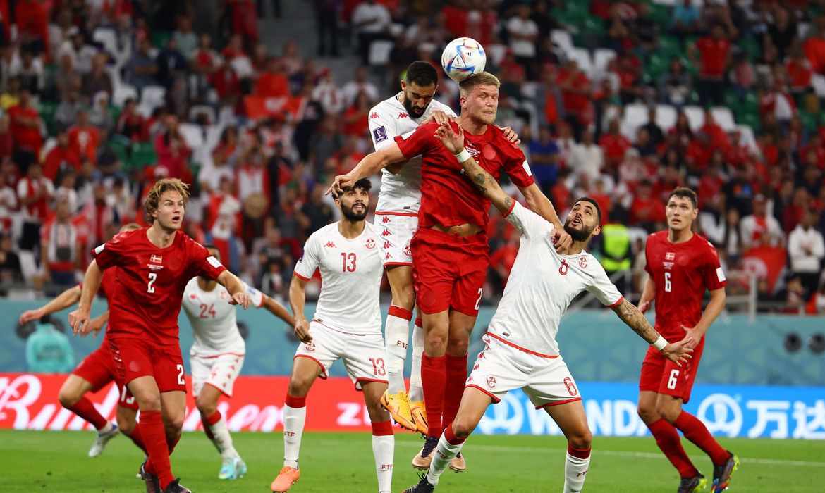 Dinamarca e Tunísia registram o primeiro empate da Copa do Catar