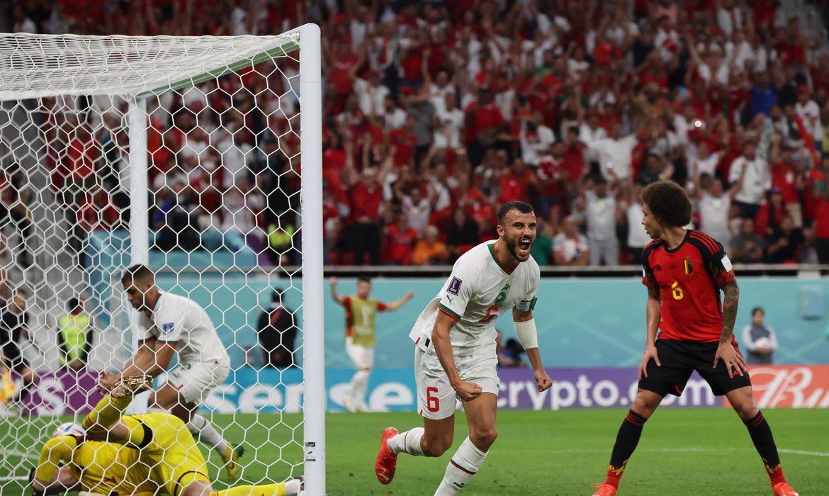Marrocos surpreende e derrota a favorita Bélgica