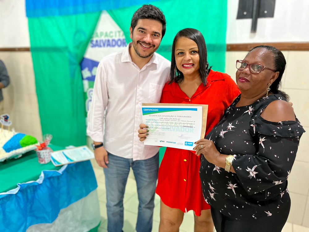 Capacita Salvador realiza a certificação de 60 jovens em Arraial do Retiro