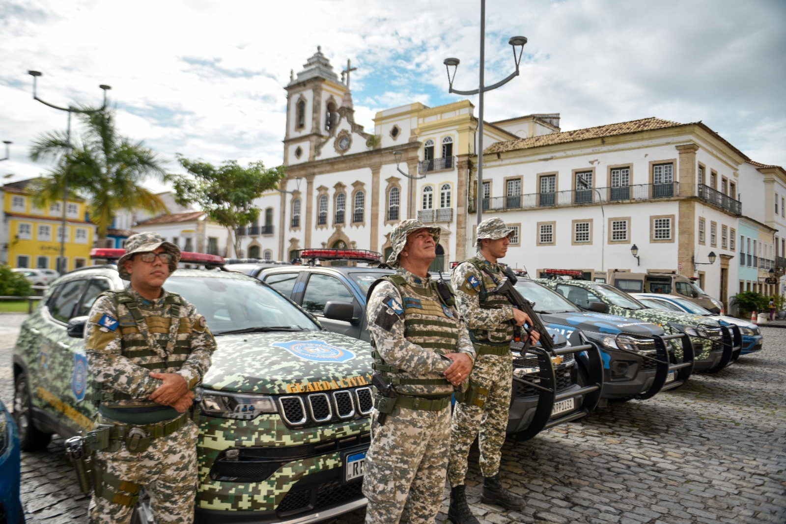 São João: GCM reforça patrulhamento no Centro Histórico