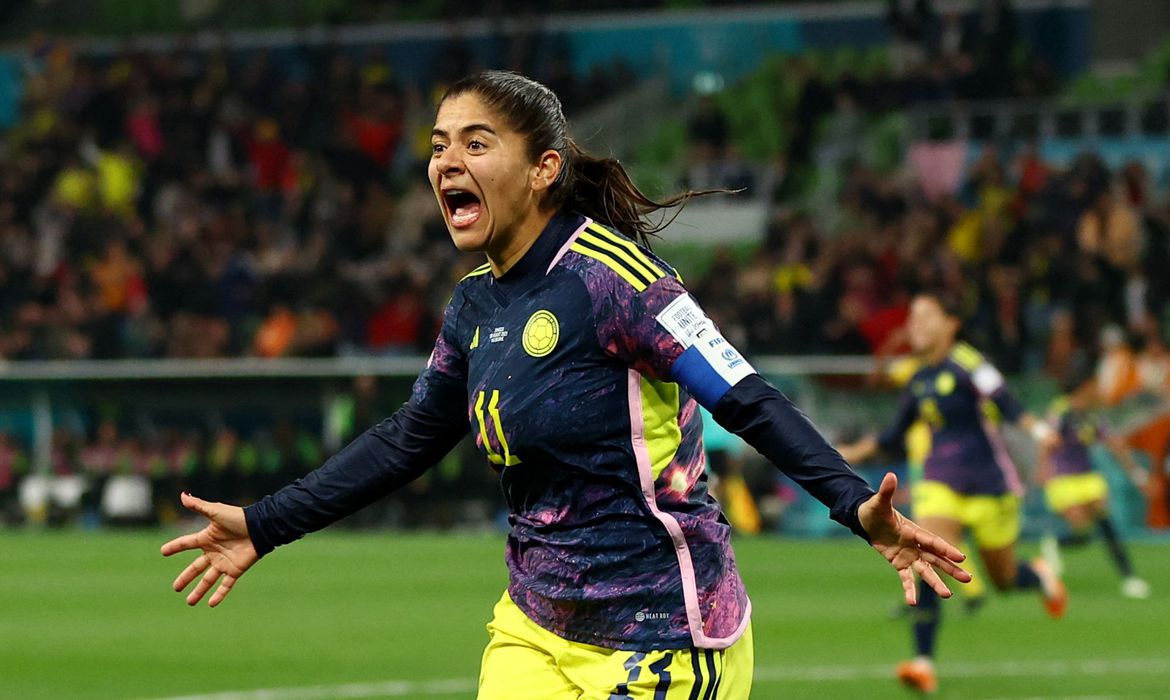 Colômbia vence Jamaica e chega às quartas de final da Copa do Mundo de Futebol Feminino