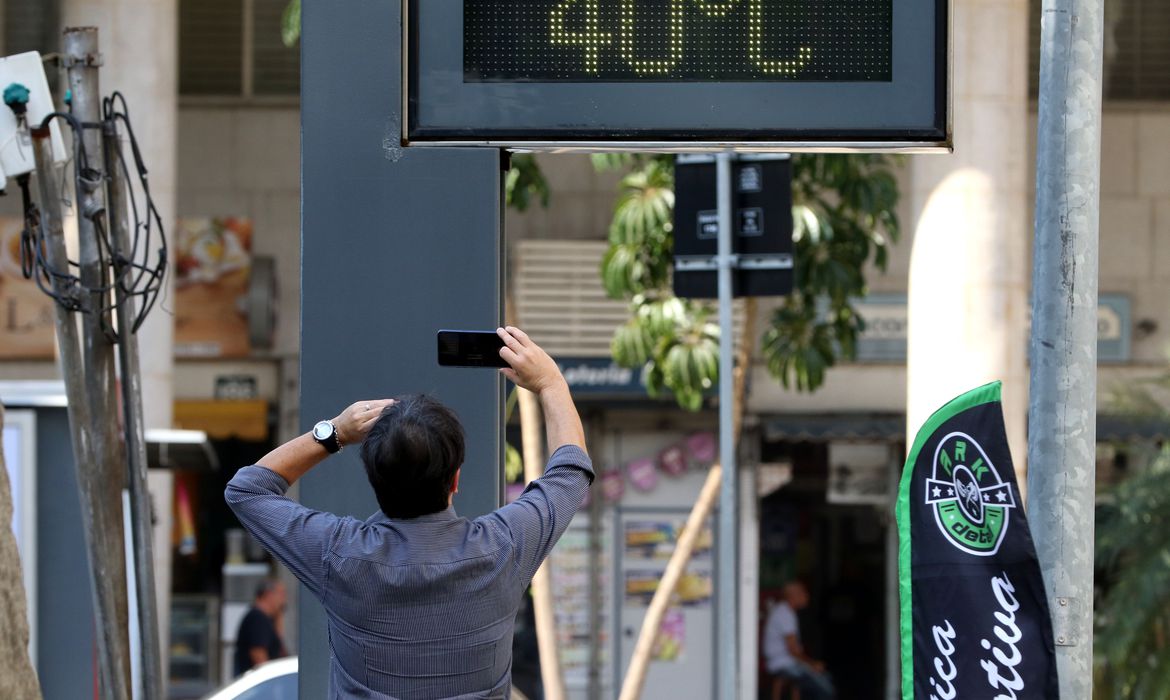 Temperatura média no Brasil bate recorde pelo quarto mês consecutivo
