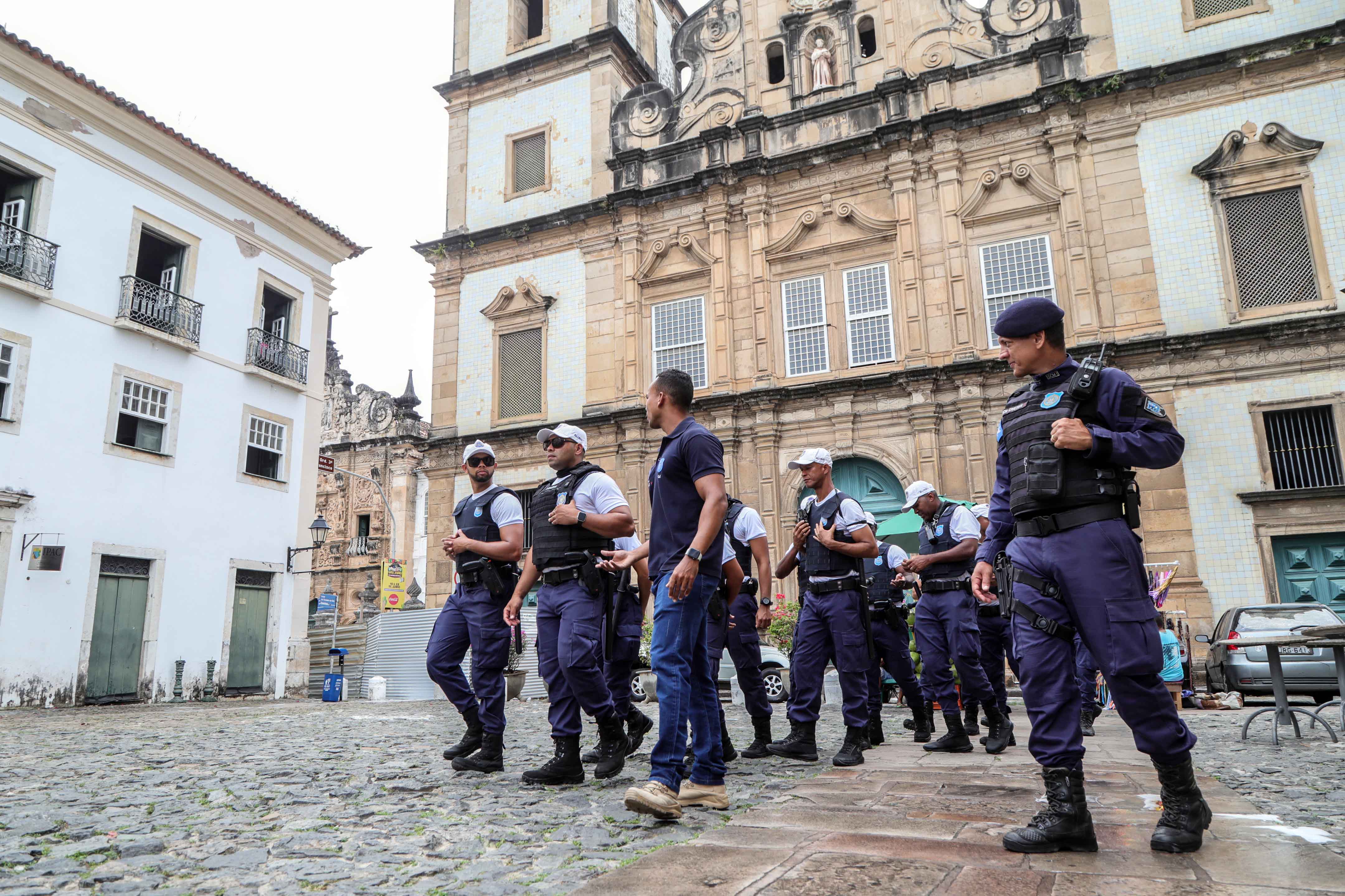 Novos agentes da Guarda Municipal participam de estágio nas ruas de Salvador