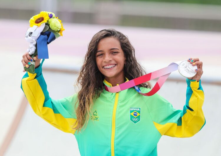 Rayssa Leal conquista medalha de bronze no skate street