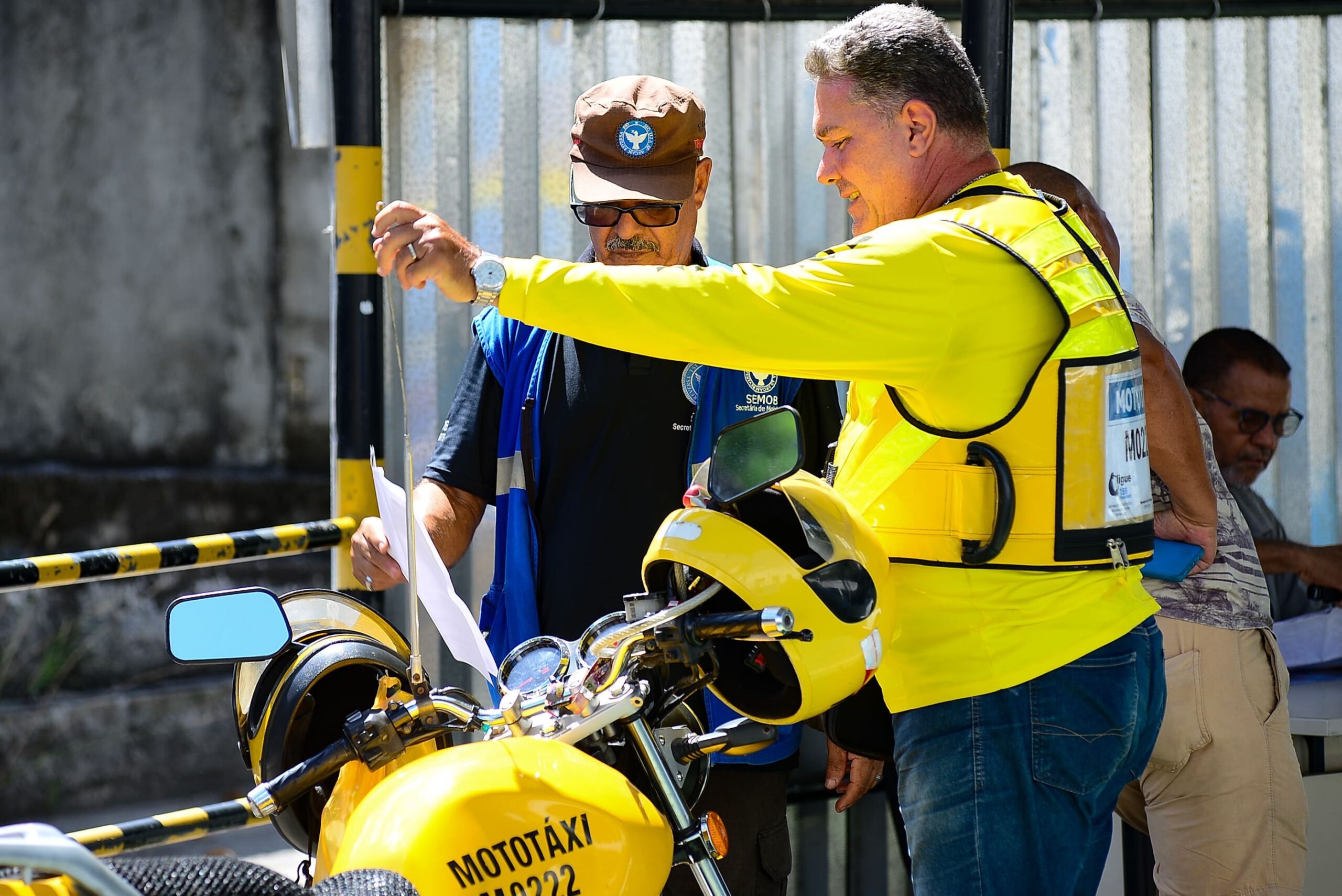 Semob amplia prazo para vistoria de mototáxis até próximo dia 20