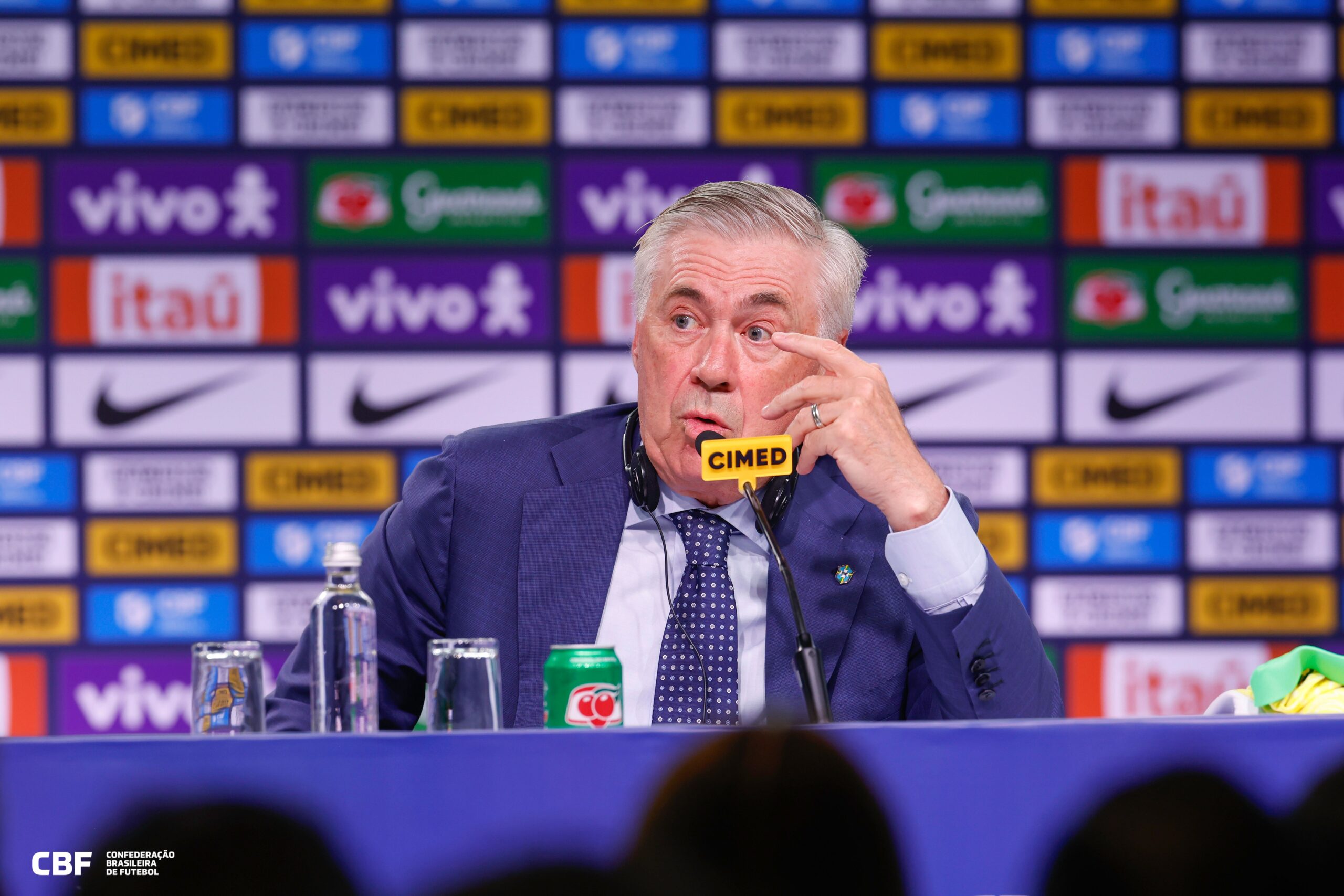 Carlo Ancelotti: “Quero uma seleção que possa jogar bem e competir com qualquer equipe”