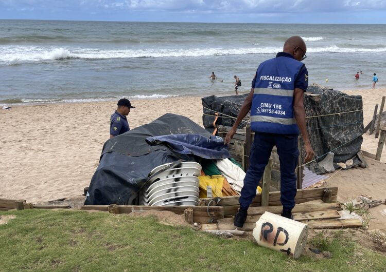 Prefeitura de Lauro retoma operação de ordenamento nas praias do município
