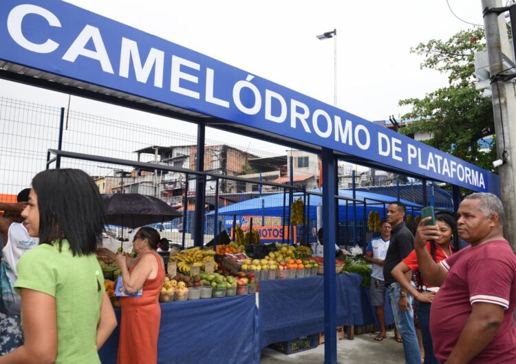 Prefeitura inaugura camelódromo com cobertura isotérmica para 30 ambulantes em Plataforma