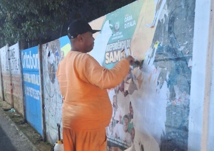 Sedur remove cerca de 38 mil peças publicitárias irregulares nos sete primeiros meses do ano