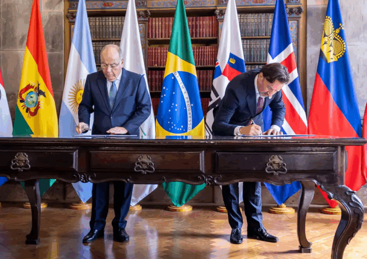 Mercosul assina acordo de livre comércio com quatro países europeus