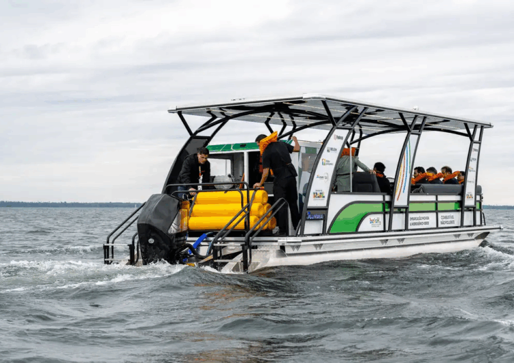 Itaipu apresenta barco movido a 100% hidrogênio verde