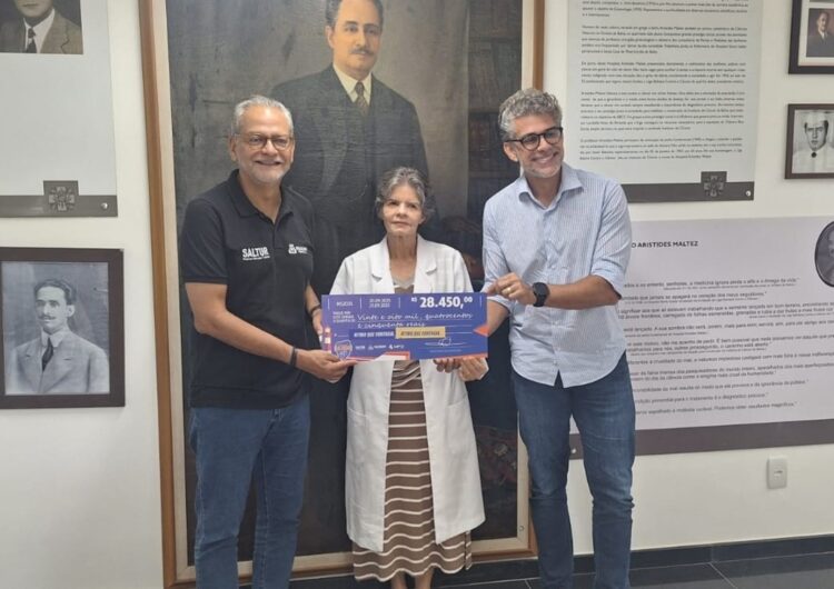 Hospital Aristides Maltez recebe doação de R$ 28,4 mil da Maratona Salvador