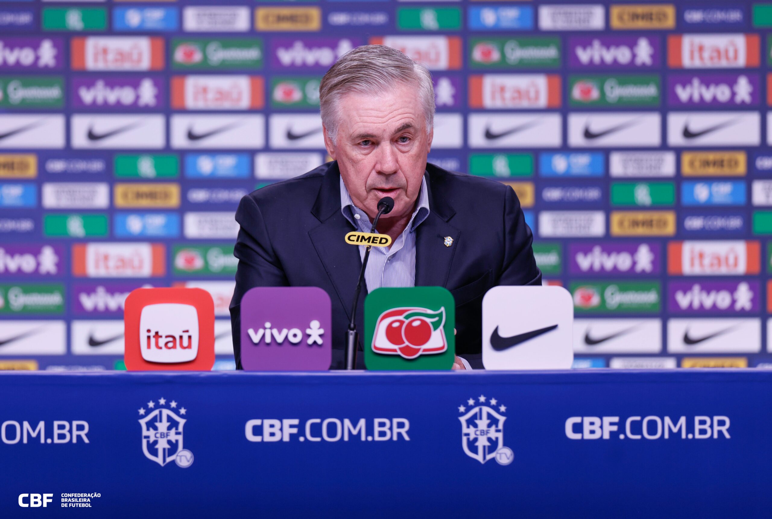 Ancelotti convoca Brasil para amistosos contra Tunísia e Senegal; Luciano Juba é a novidade