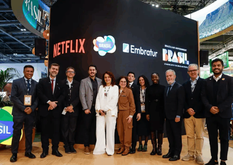 Embratur e Netflix lançam guia turístico do Brasil na WTM Londres