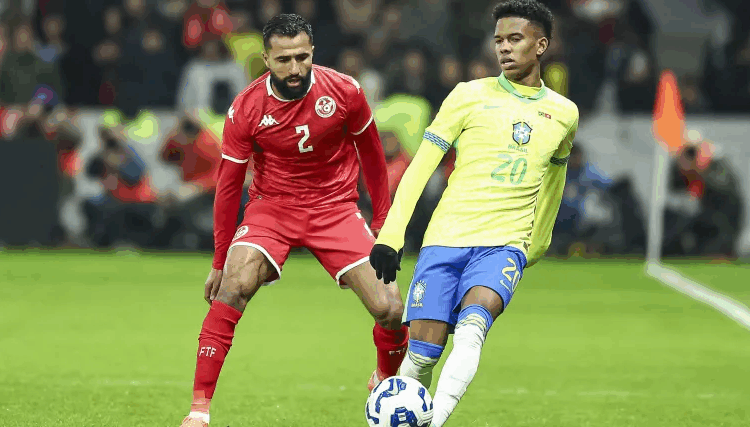 Brasil se despede de 2025 com empate contra Tunísia; Paquetá perde pênalti