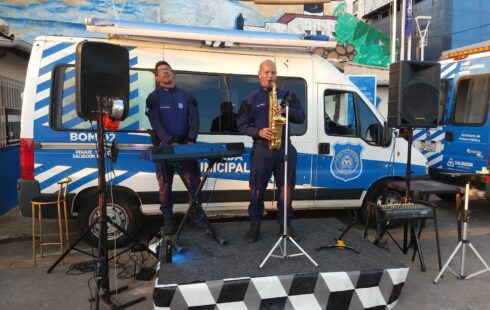 Projeto da Guarda Municipal leva programação musical gratuita às praças de Salvador