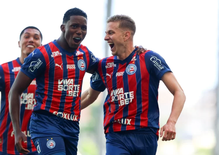 Com dois gols de Juan Pablo, Bahia goleia Jequié na Fonte Nova