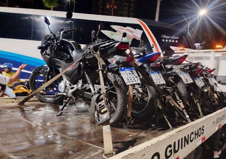 Semob registra recorde de apreensão de veículos em ação de combate ao transporte clandestino no Carnaval