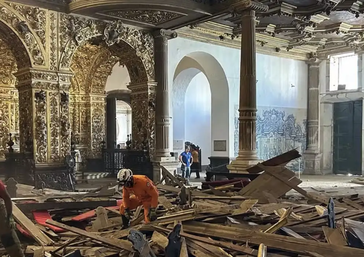 Iphan destina R$ 20 milhões a obras em igreja que desabou em Salvador