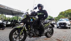 Agente da Transalvador é primeira mulher a integrar grupo de escolta em motocicletas em Salvador