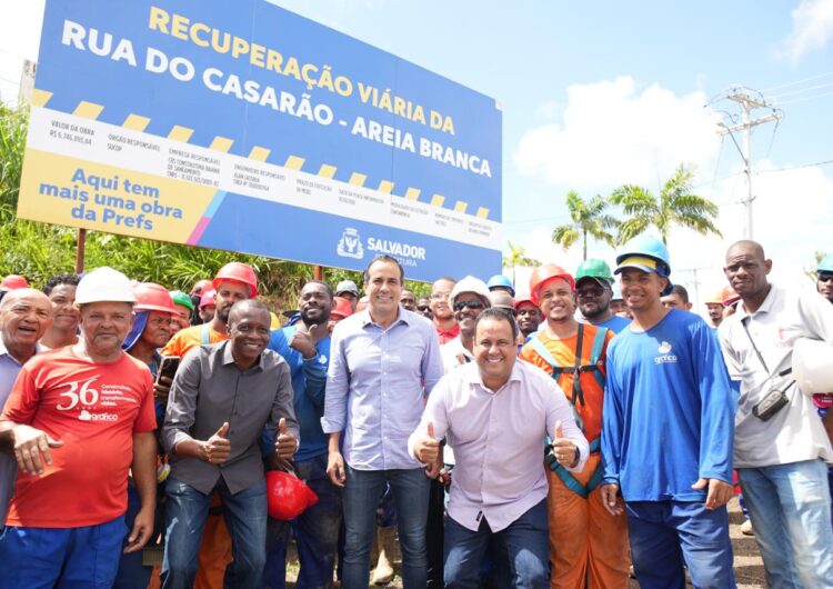 Prefeitura inicia requalificação de via de acesso a empreendimentos habitacionais do MCMV em Areia Branca