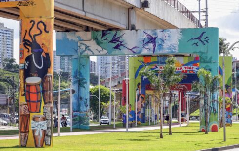 Prefeitura implanta circuito de arte pública “Pilares da Cidade” em revitalização da Avenida Bonocô