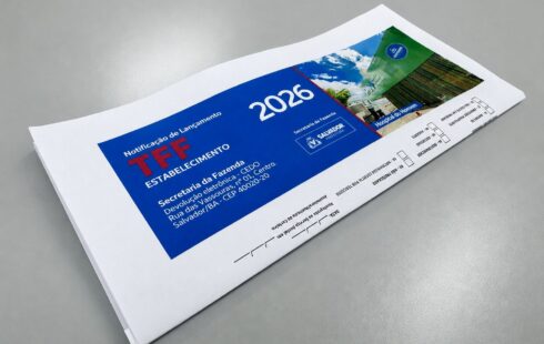 Boletos da TFF e do ISS Autônomo 2026 já estão disponíveis para emissão no site da Sefaz Salvador