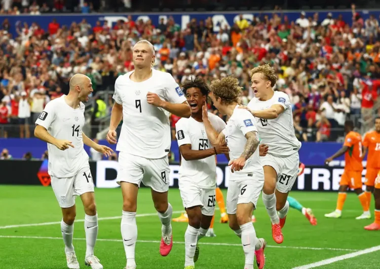 Haaland decide, Noruega vence Costa do Marfim e vai pegar o Brasil