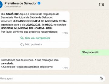 SMS implementa confirmação de consultas e procedimentos pelo WhatsApp