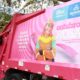 Limpurb plota compactadores em alusão à campanha de prevenção dos cânceres de mama e do colo do útero